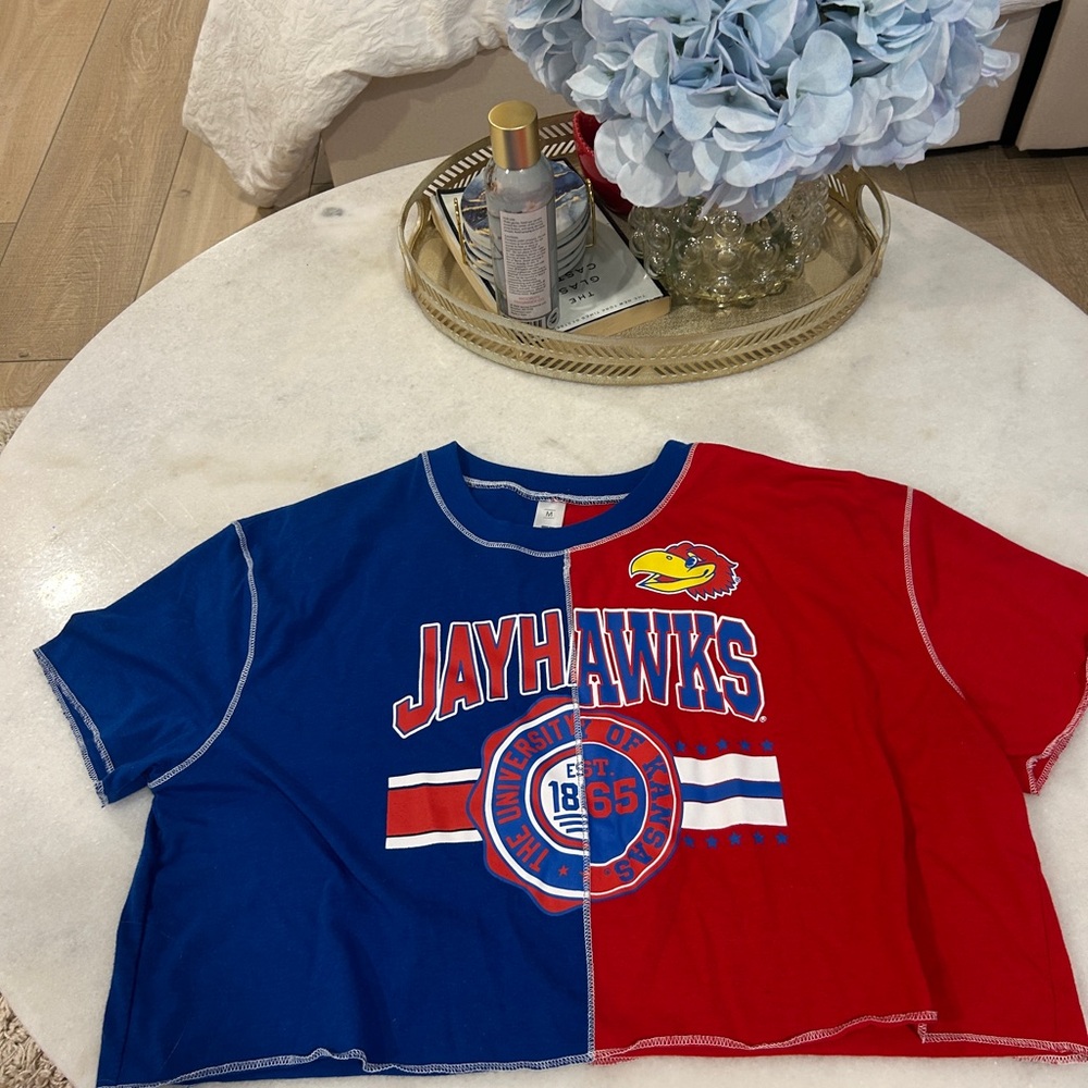 Jayhawks Split Color T-Shirt